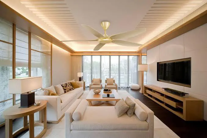 LuxAire Simple phù hợp với những không gian cần một chiếc quạt có kiểu dáng hiện đại, gọn gàng