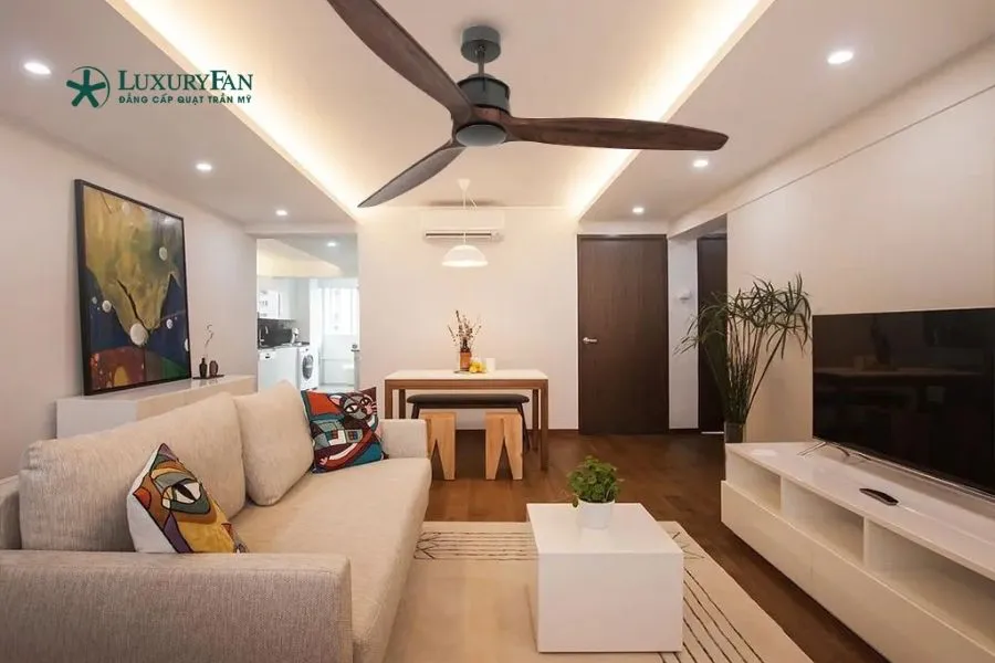 Các mẫu quạt trần 3 cánh hiện nay được ứng dụng công nghệ hiện đại, vừa nâng cao hiệu suất hoạt động vừa giúp tiết kiệm điện năng tối đa