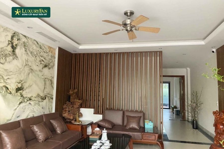 Việc xác định đúng kích thước quạt trần cổ ngắn là yếu tố then chốt