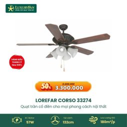LOREFAR CORSO 33274 màu nâu