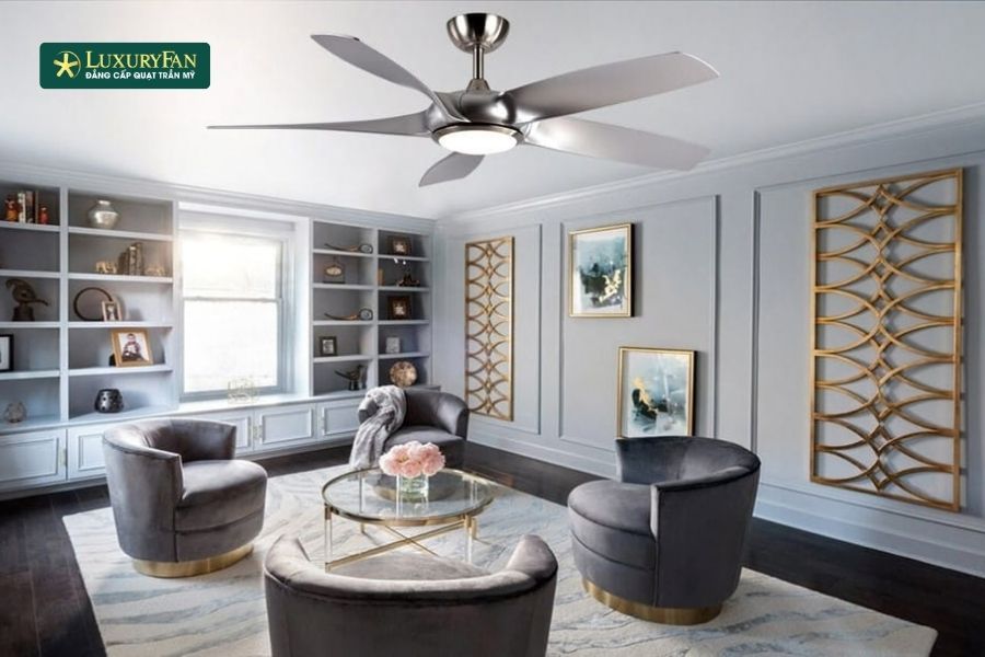 Vị trí lắp đặt là yếu tố đầu tiên quyết định hiệu quả làm mát của quạt trần.