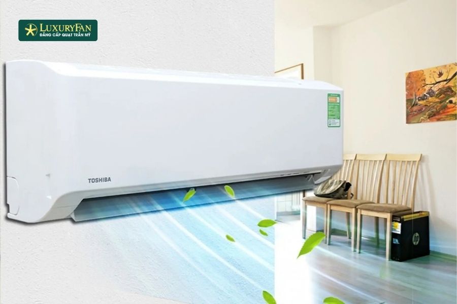 Điều hòa (máy lạnh) là thiết bị sử dụng công nghệ làm lạnh bằng gas và máy nén để giảm nhiệt độ không khí trong phòn