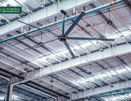 So sánh quạt trần công nghiệp và quạt hướng trục: Nên chọn loại nào cho nhà xưởng?