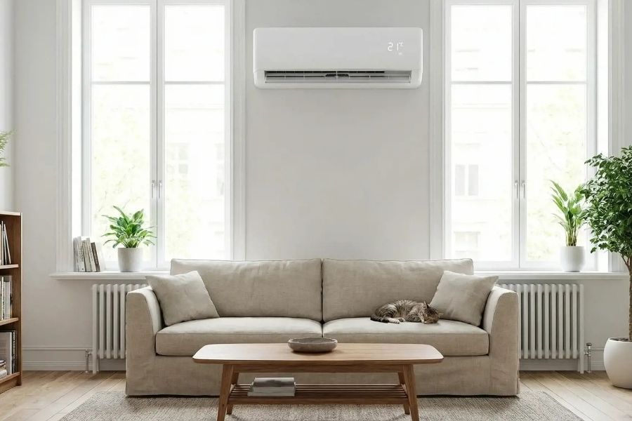 việc duy trì nhiệt độ khoảng 26–28°C sẽ giúp cân bằng giữa cảm giác dễ chịu và mức tiêu thụ điện