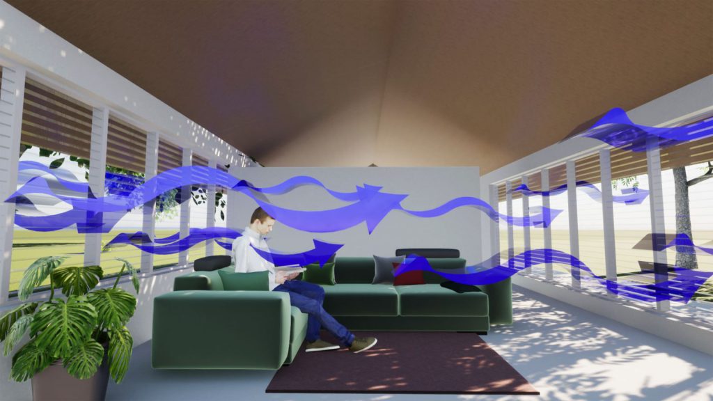 Thông gió tự nhiên là cách đơn giản nhất để cải thiện không khí trong nhà.