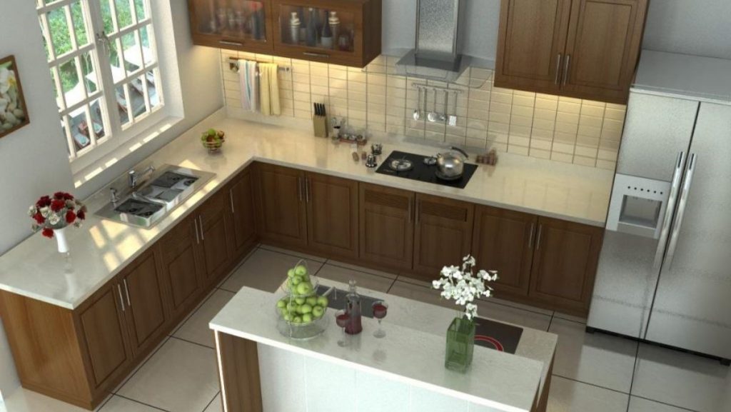 Một căn bếp nhiều đồ đạc không chỉ gây cảm giác chật chội mà còn giữ nhiệt nhiều hơn do cản trở luồng không khí.