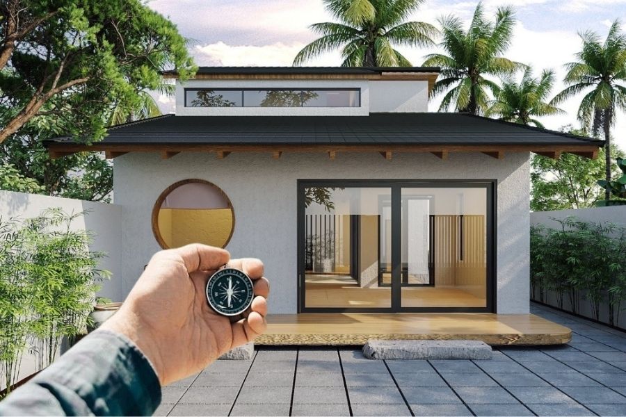 Cách dùng la bàn để xác định hướng nhà thực tế