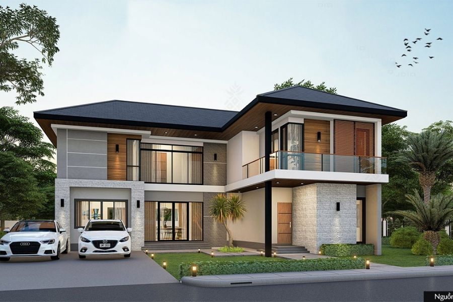 Nhà chữ L thường xuất hiện những góc khuất khó đón ánh sáng tự nhiên.