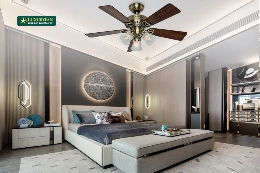 Nội thất phòng ngủ nên được sắp xếp gọn gàng, tối giản và thuận tiện cho sinh hoạt hằng ngày.