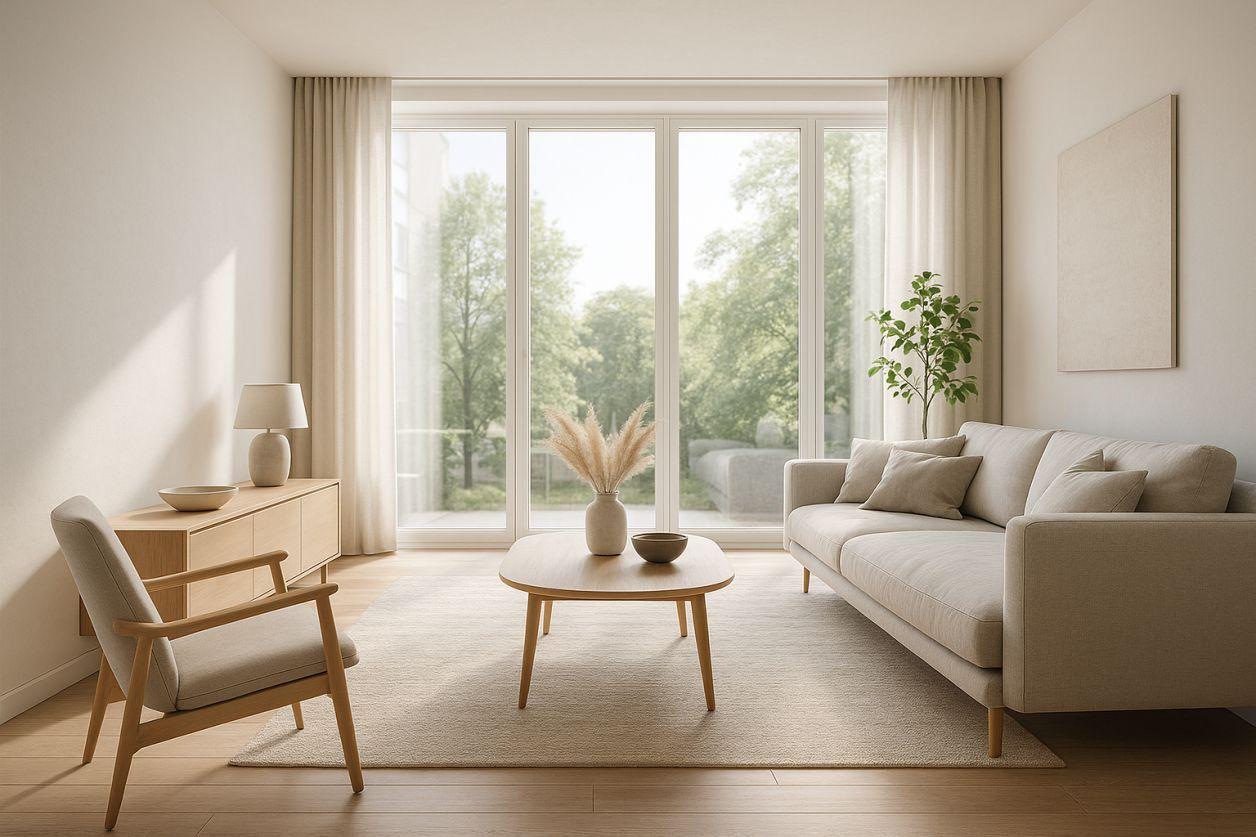 Phong cách nội thất Scandinavian nổi bật với vẻ đẹp tinh giản, nhẹ nhàng và gần gũi với thiên nhiên.