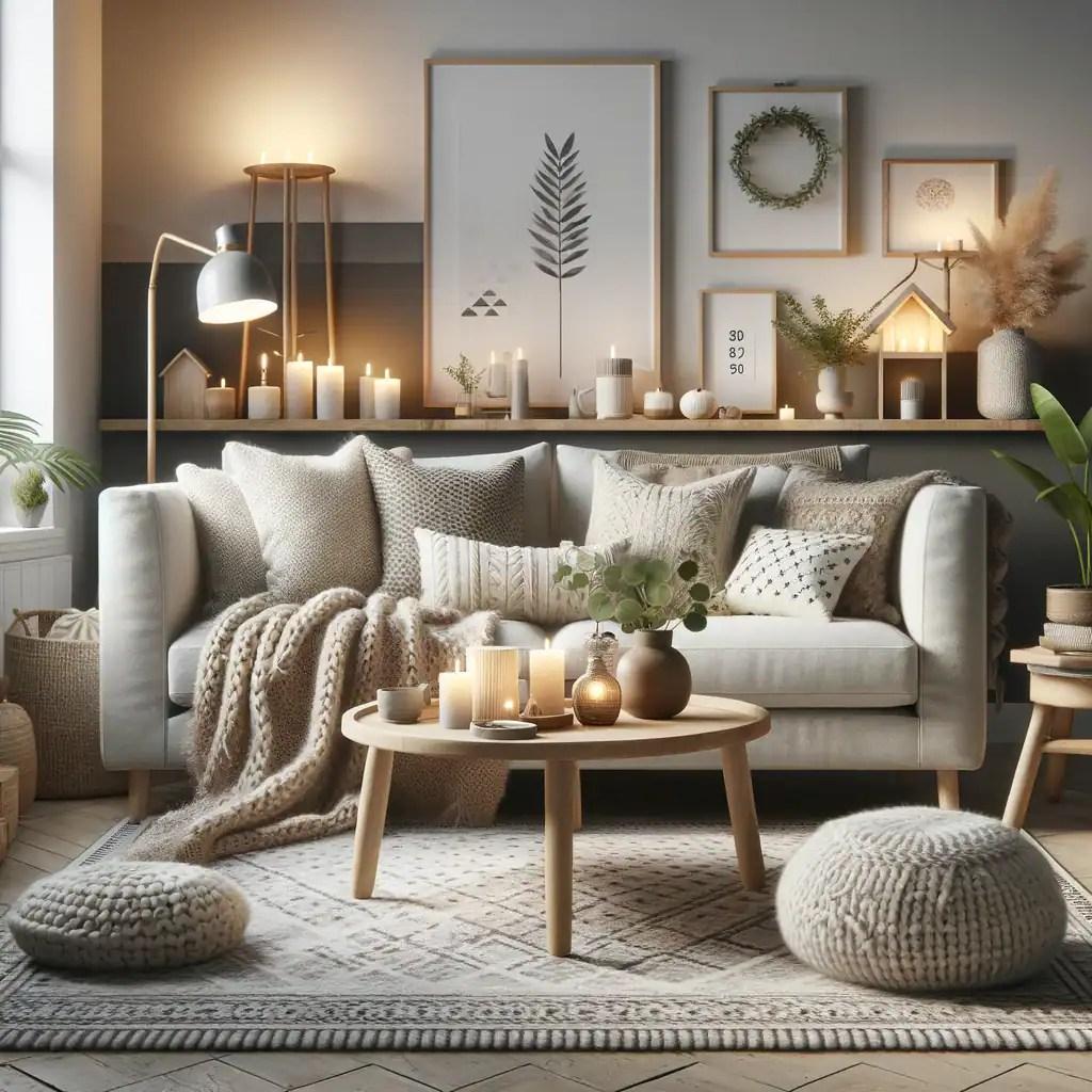 Những món đồ trang trí nhỏ xinh giúp không gian Scandinavian thêm phần ấm áp mà vẫn giữ được nét tinh giản.