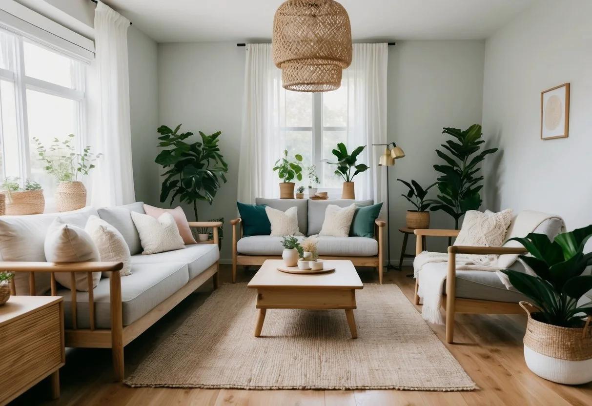 Cây xanh mang đến nét tươi mới và giúp không gian Scandinavian thêm gần gũi với thiên nhiên.
