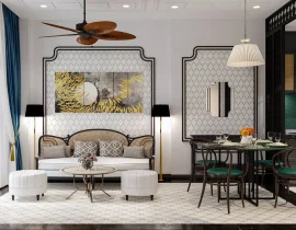 Phong cách nội thất Indochine là gì? Đặc điểm và cách ứng dụng trong không gian sống